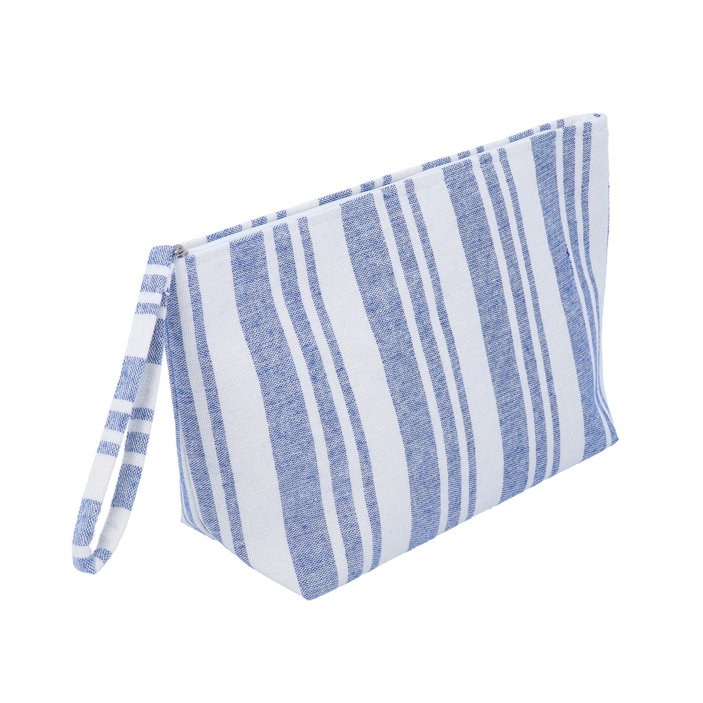 Blue Stripe Fabric Washbag