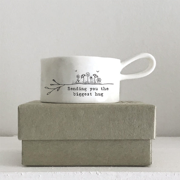 Biggest hug handled tea light holder