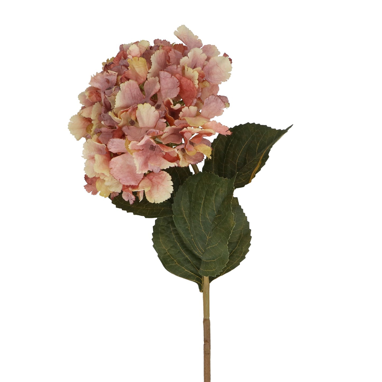 Antique Pink Hydrangea Stem 84cm