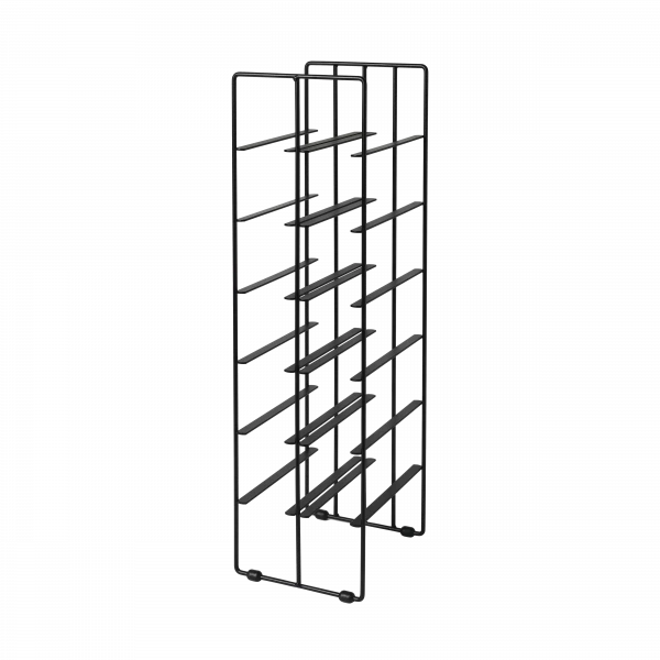 Black Pilare Wine Bottle Rack
