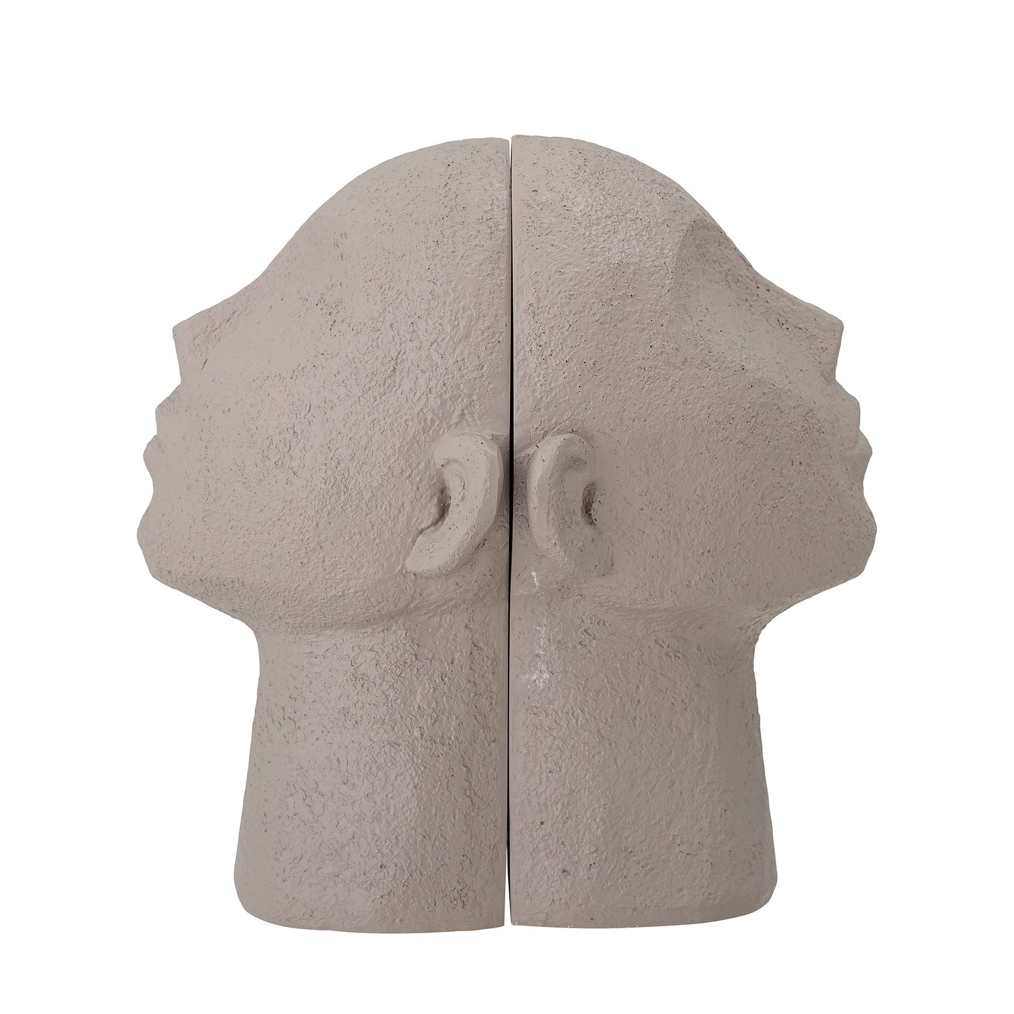Set of 2 Grey Baldur Bookends