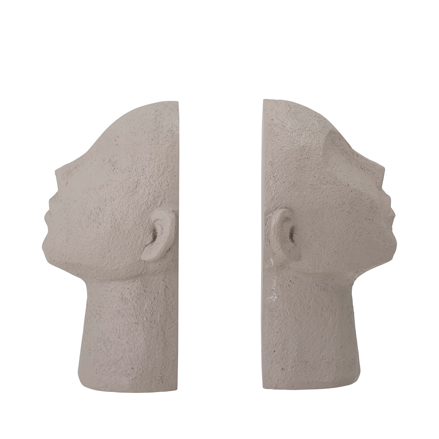 Set of 2 Grey Baldur Bookends