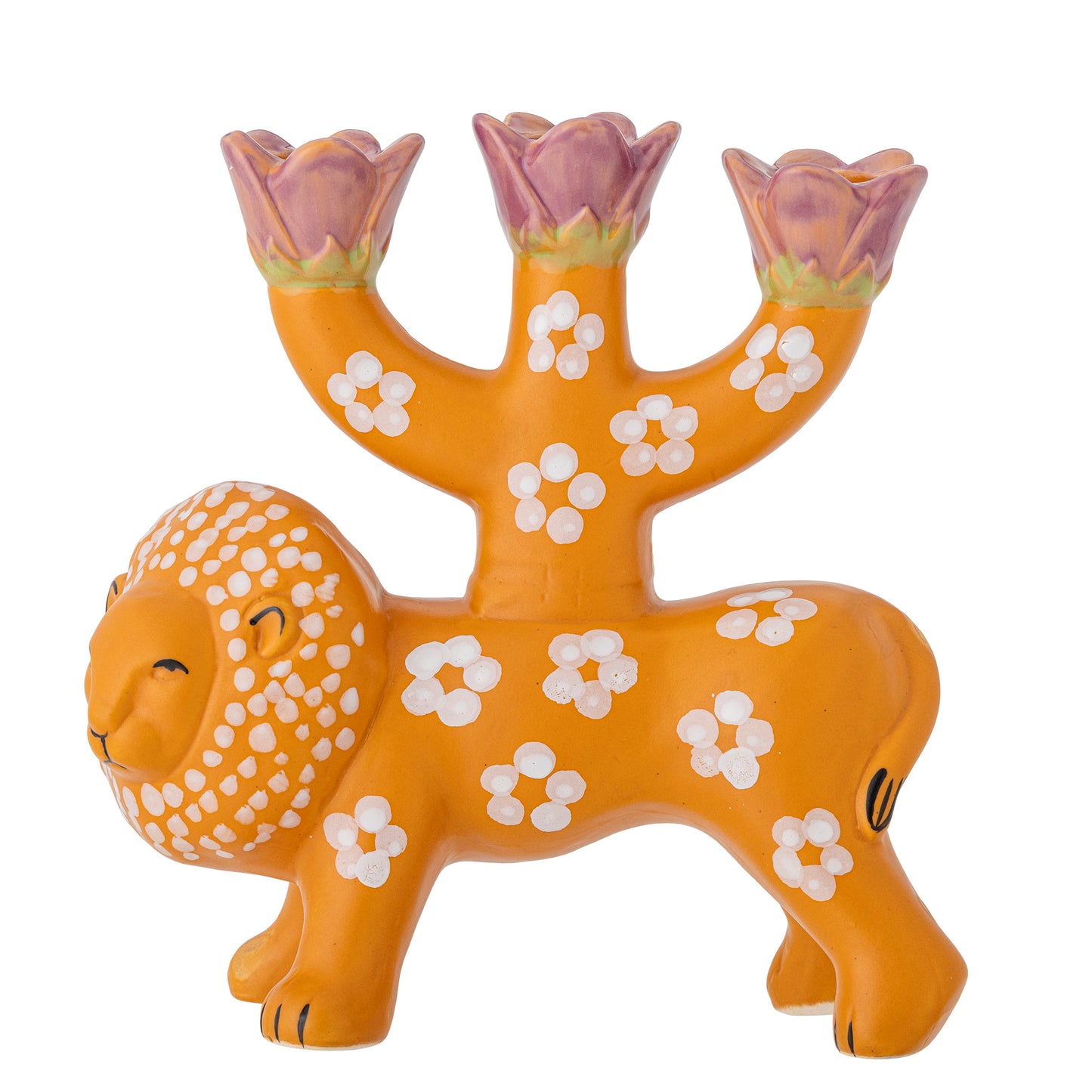 Orange Lazar Candle Holder