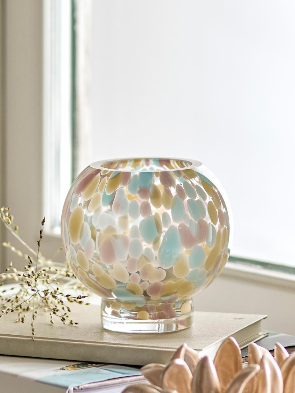 Rose Selina Glass Globe Votive