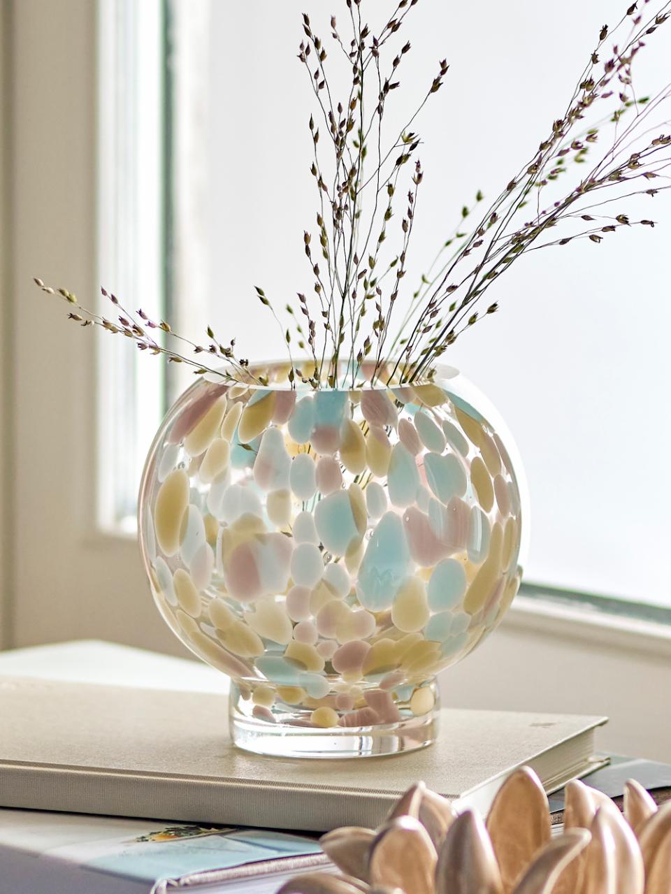Rose Selina Glass Globe Votive