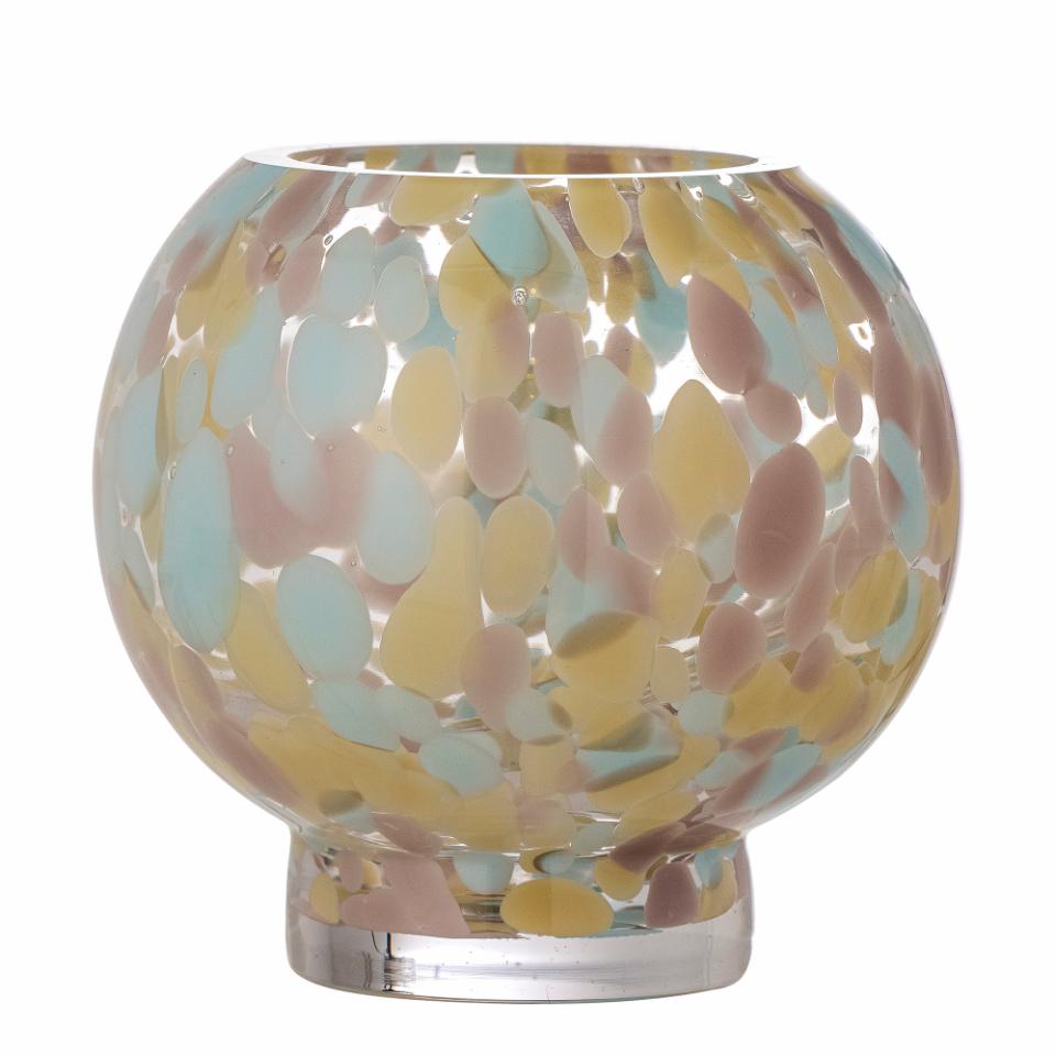 Rose Selina Glass Globe Votive