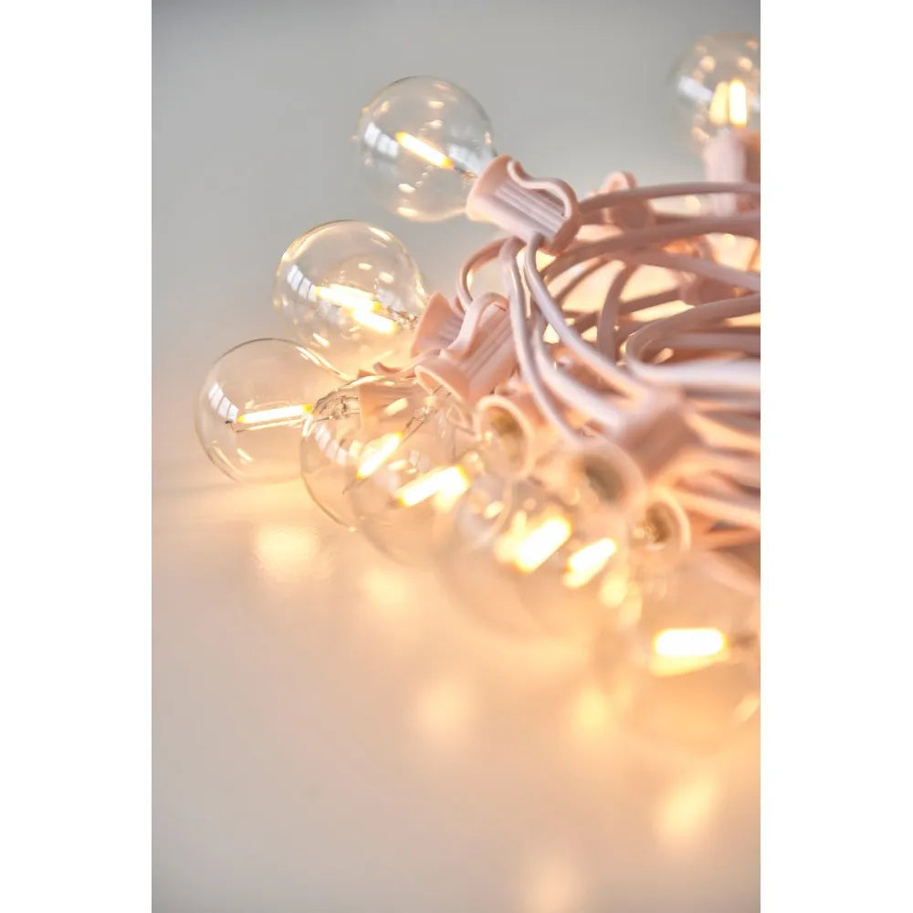 Pink Outdoor/Indoor Festoon Lights