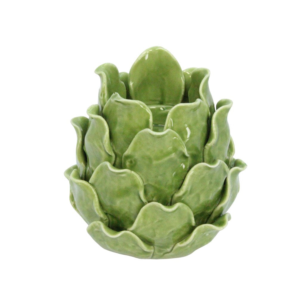Green Artichoke Tealight Holder