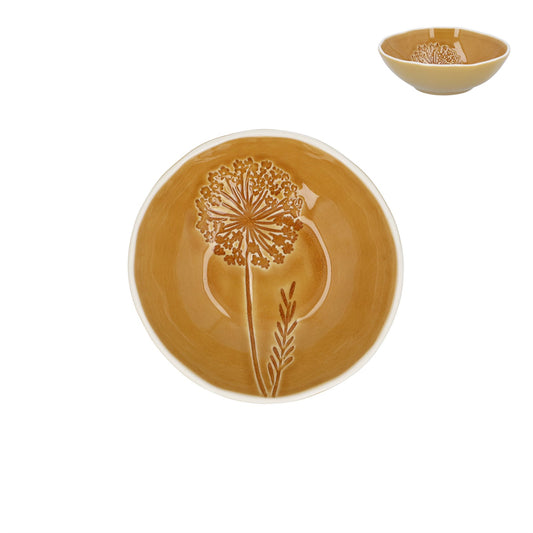 Ochre Meadow Small Shallow Bowl