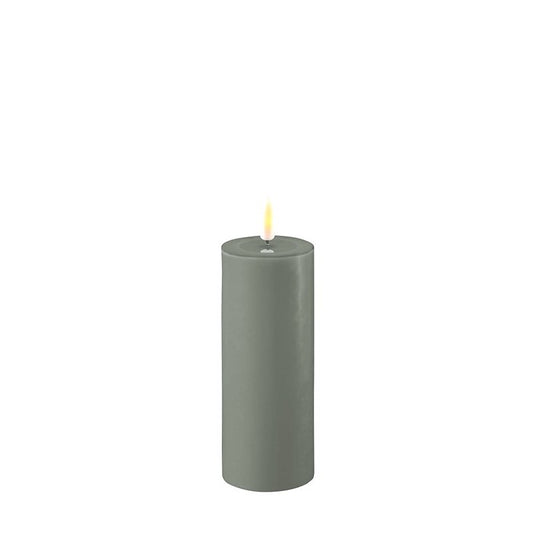 Real Flame Salvie Green LED Candle 5x12.5cm