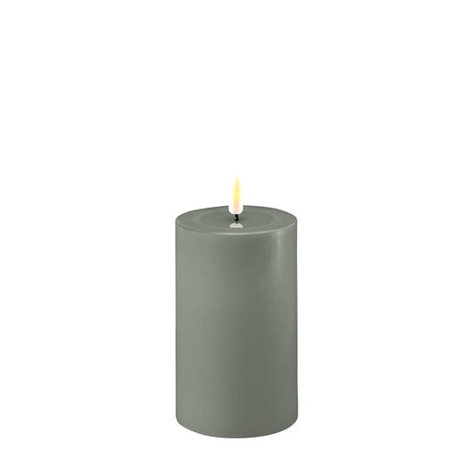 Real Flame Salvie Green LED Candle 7.5x12.5cm
