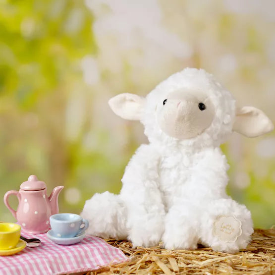 LOTTIE THE PLUSH SITTING LAMB