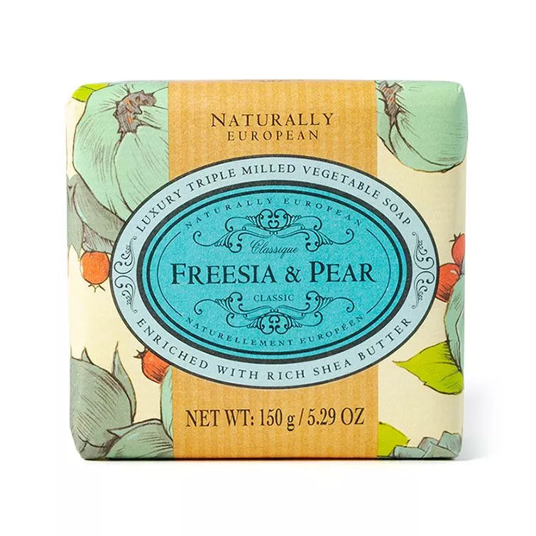 Naturally European Freesia & Pear Soap Bar