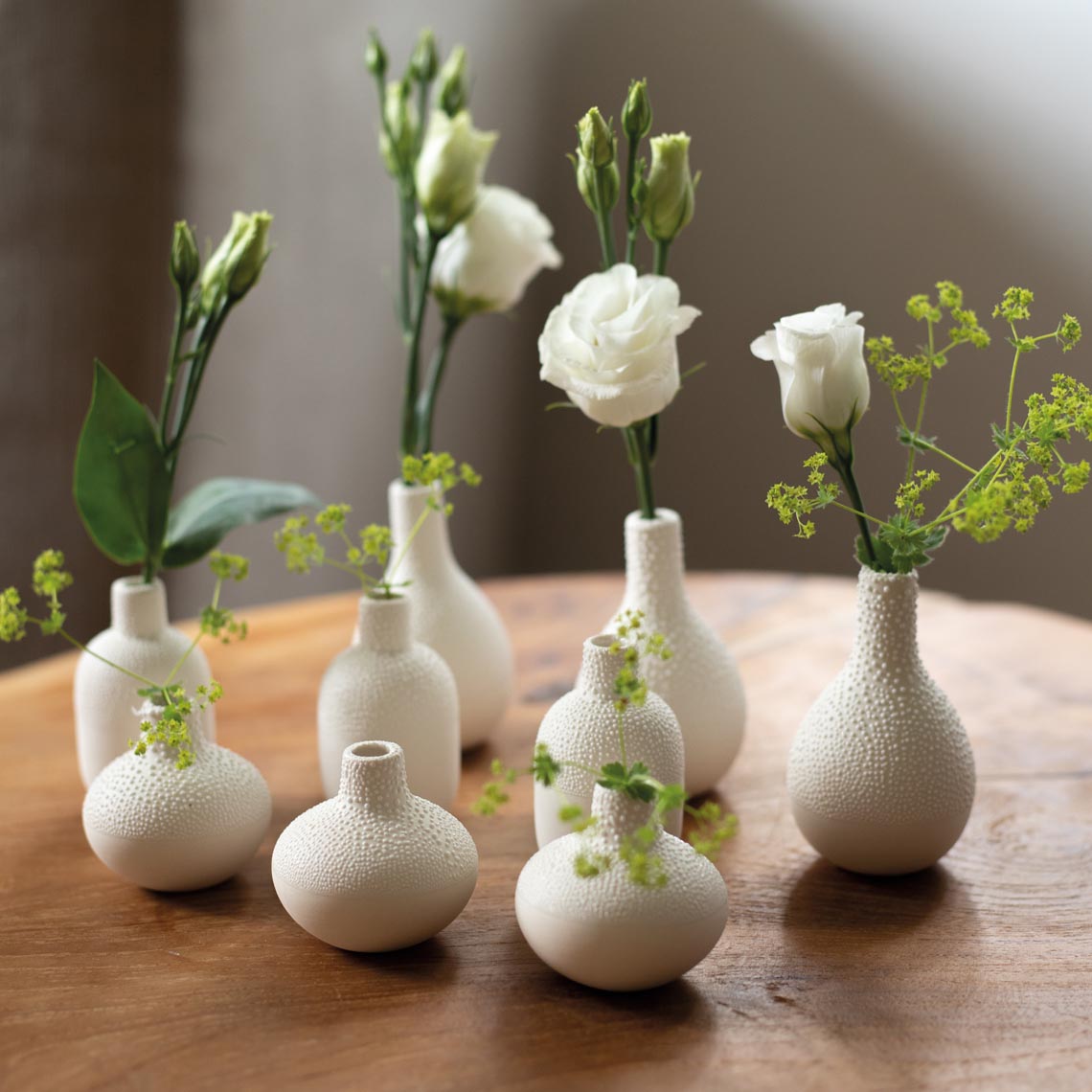 MINI PEARL VASES "SET OF 3"