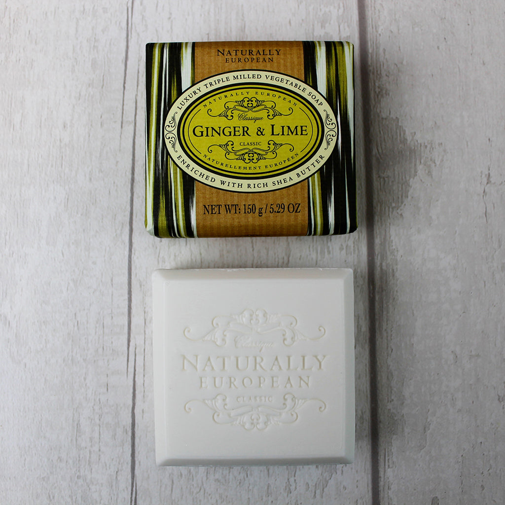 Naturally European Ginger & Lime Soap Bar