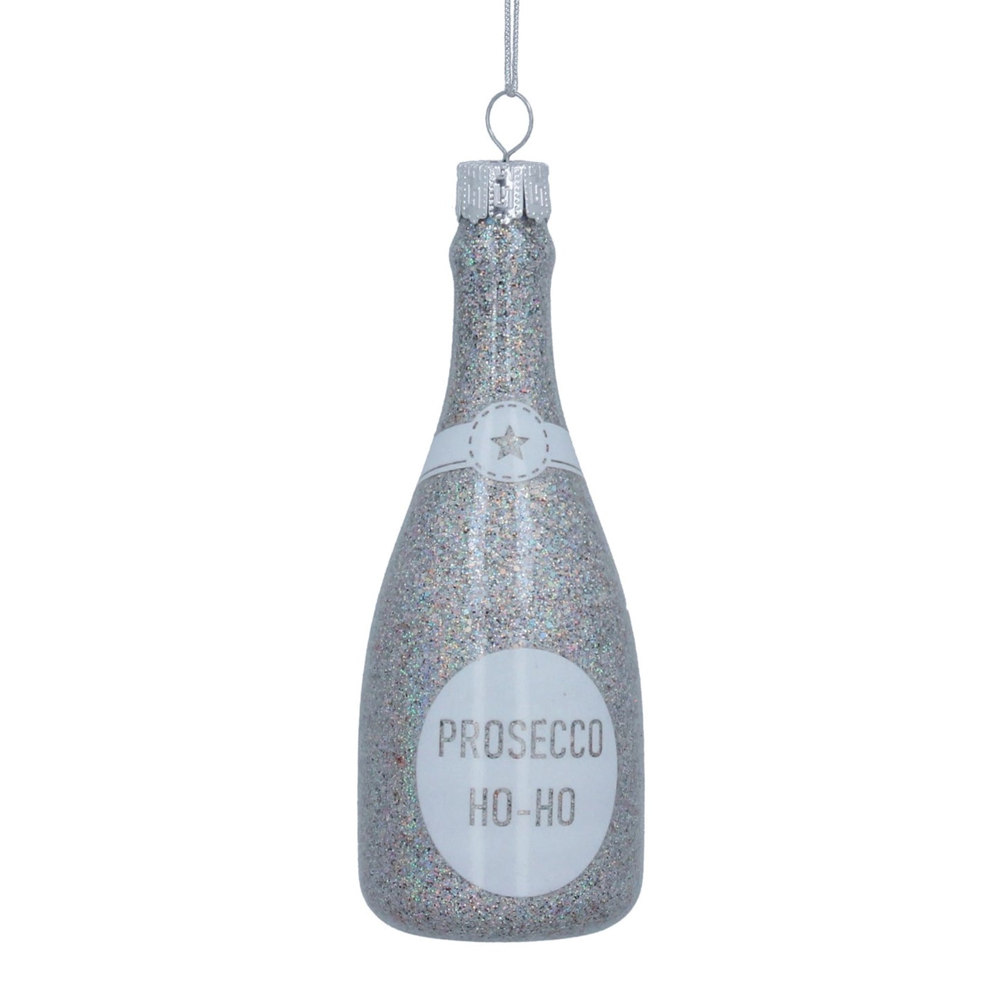 Bottle of Prosecco Hanging Decoration