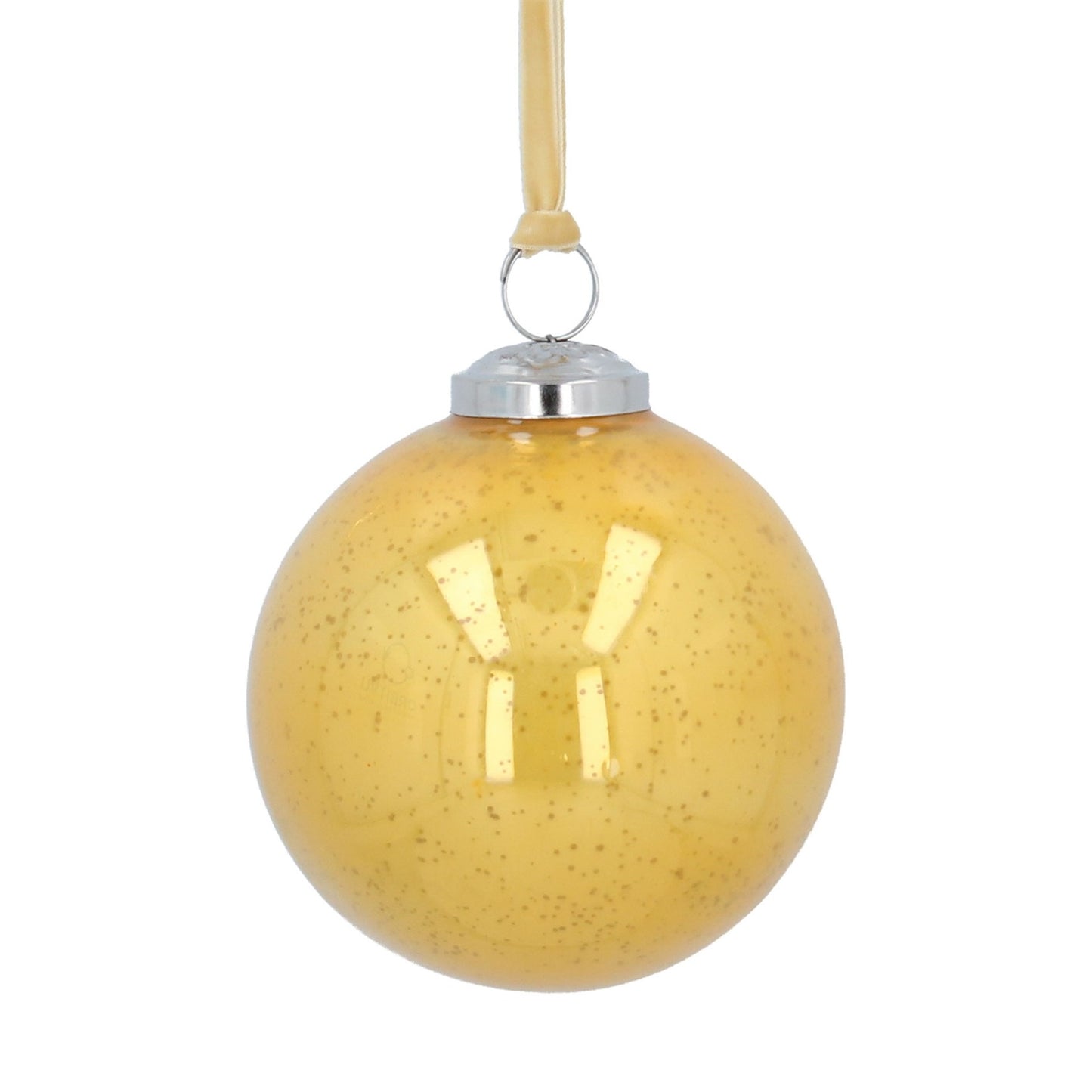 Large Yellow Pearl Bauble