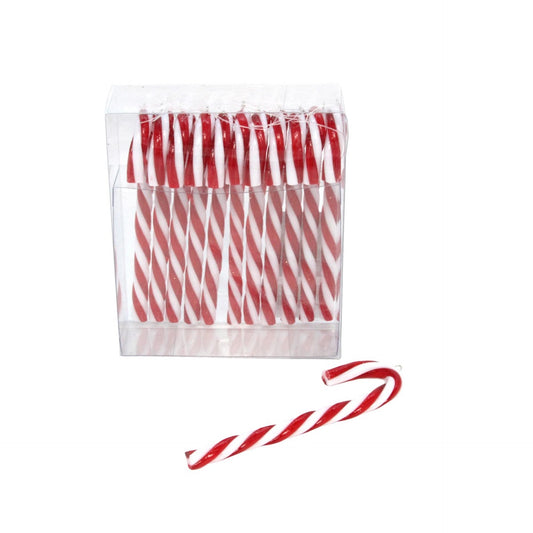 Acrylic Mini Candy Cane Decoration (Pack of 12)