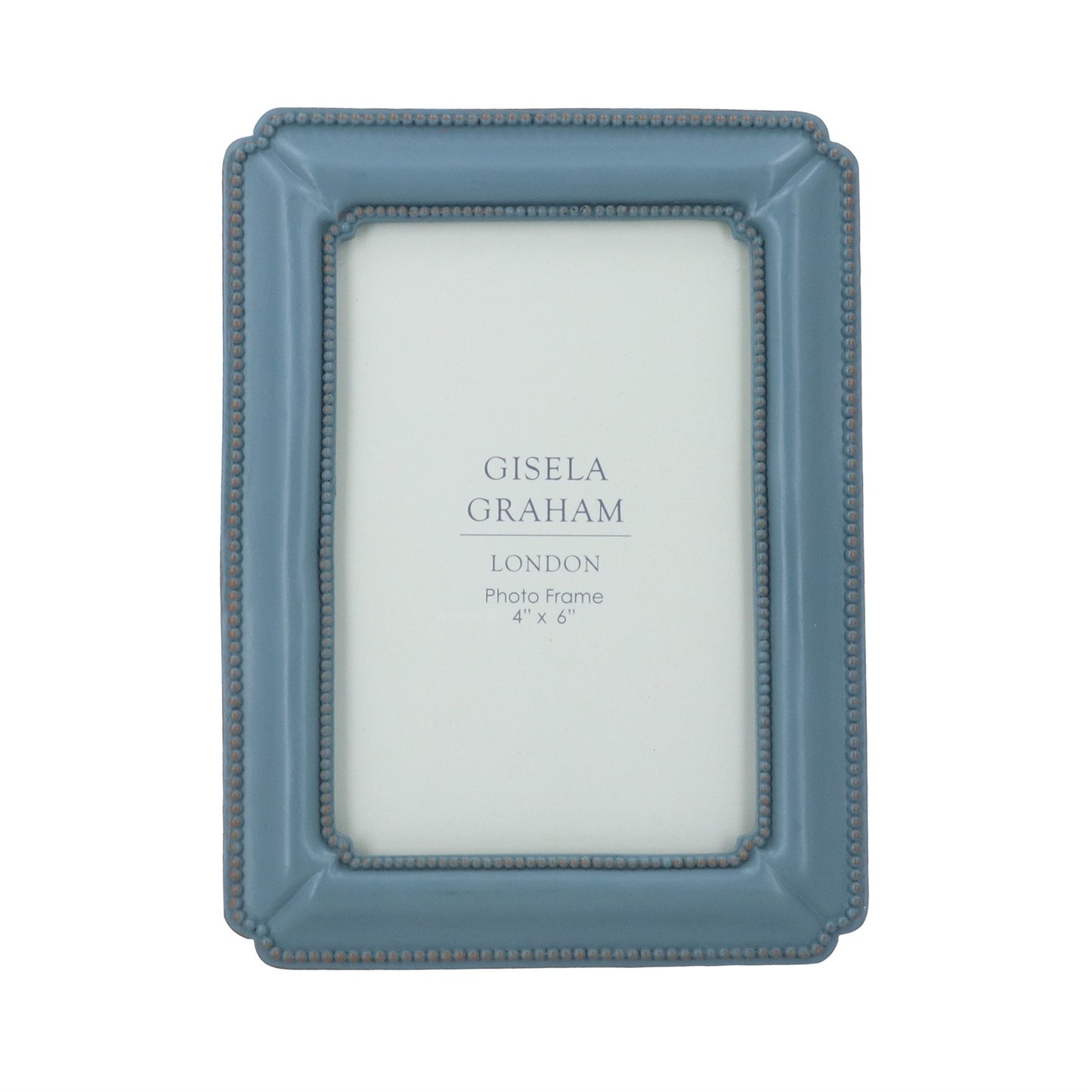 Resin Picture Frame (4x6") 19cm - Petrol Blue Classic"