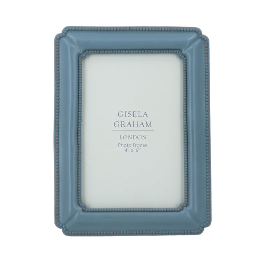 Resin Picture Frame (4x6") 19cm - Petrol Blue Classic"