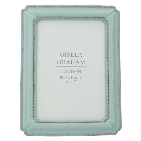 Resin Picture Frame (5x7") 21.8cm - Verdigris Classic"