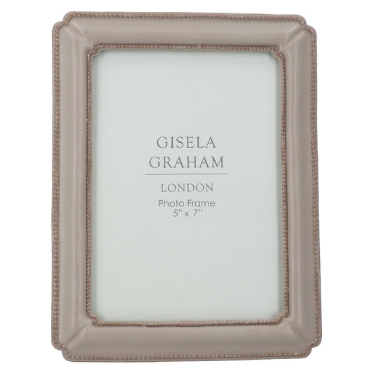Resin Picture Frame (5x7") 21.8cm - Taupe Classic"