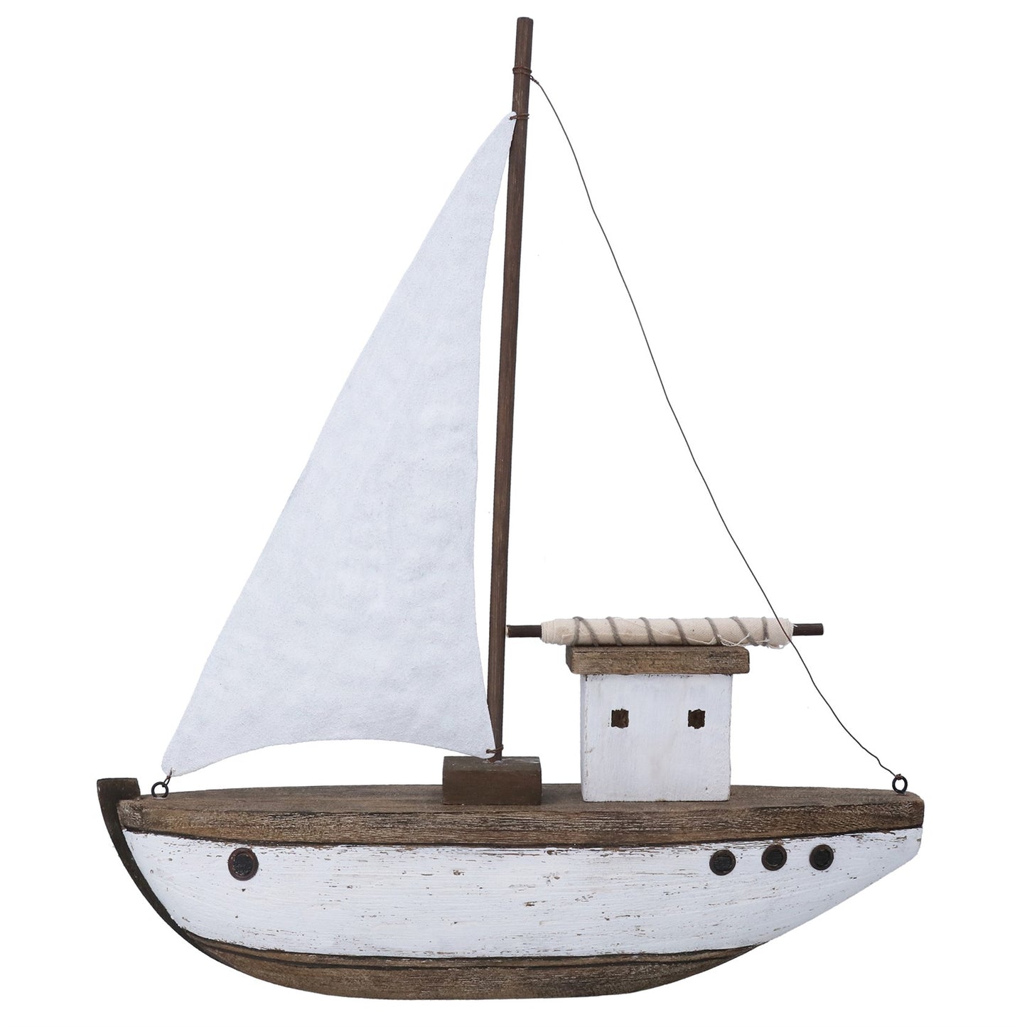 Wood Ornament 39cm - Sailboat