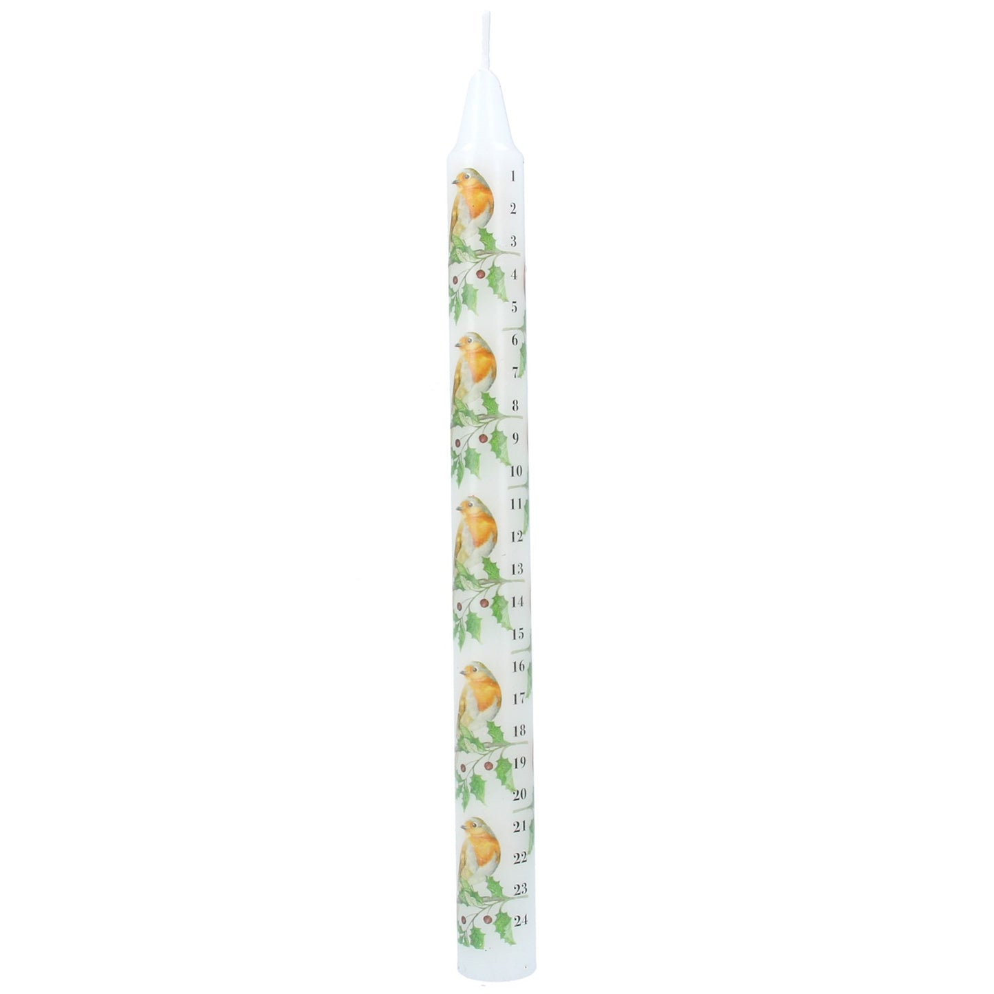 Robin & Holly Advent Candle