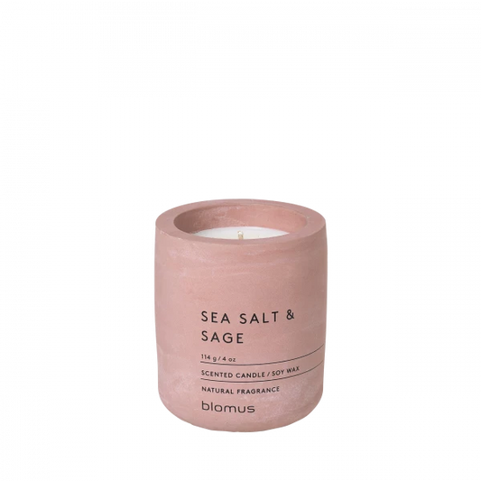 Small Sea Salt & Sage Scented Candle