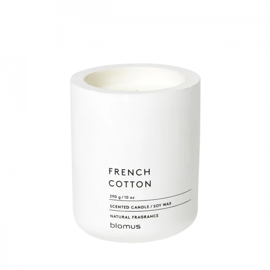 Large French Cotton Scented Candle