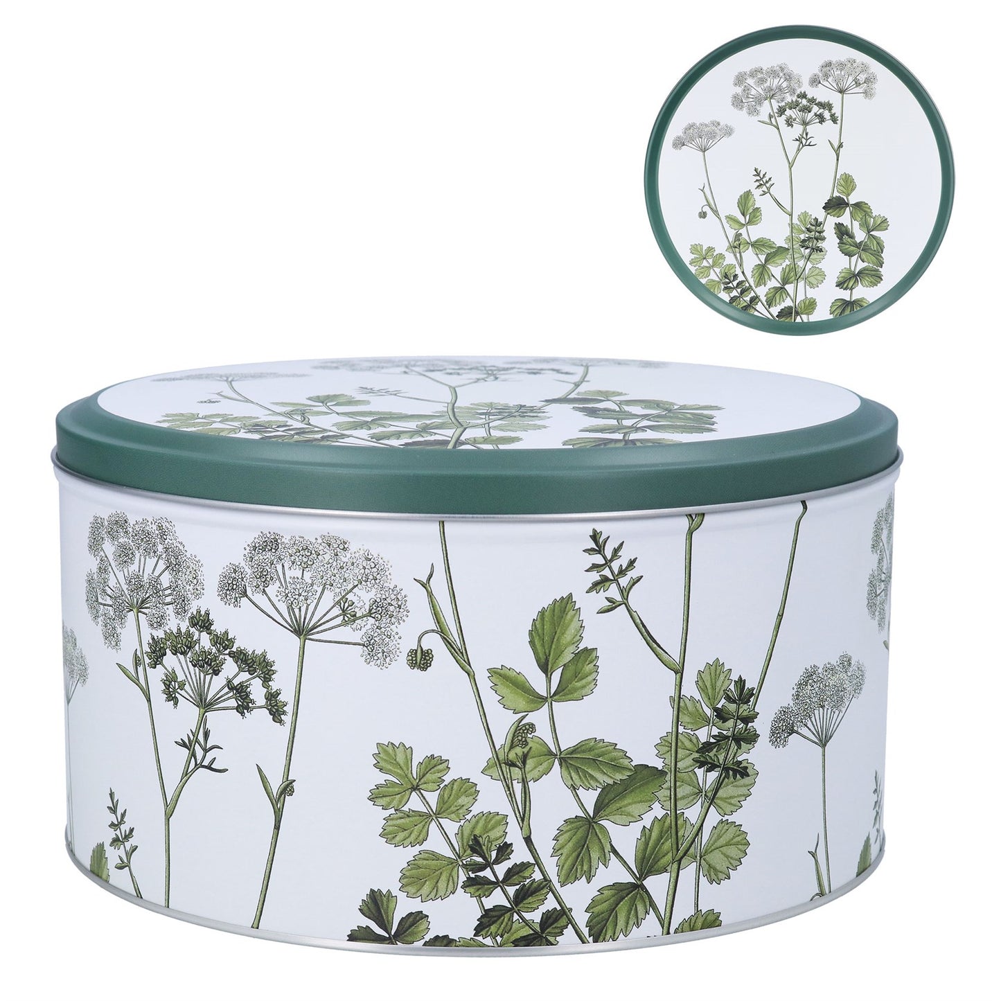 Spring Hedgerow Metal Cake Tin 23cm - Spring Hedgerow