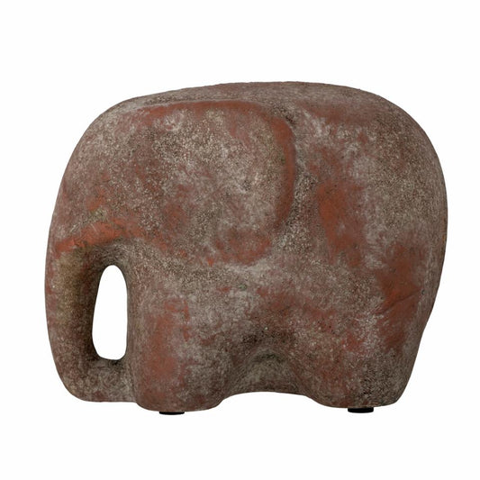 Brown Terracotta Mun Elephant Deco