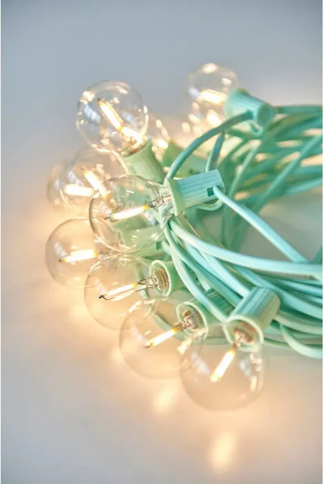 Teal Outdoor/Indoor Festoon Lights