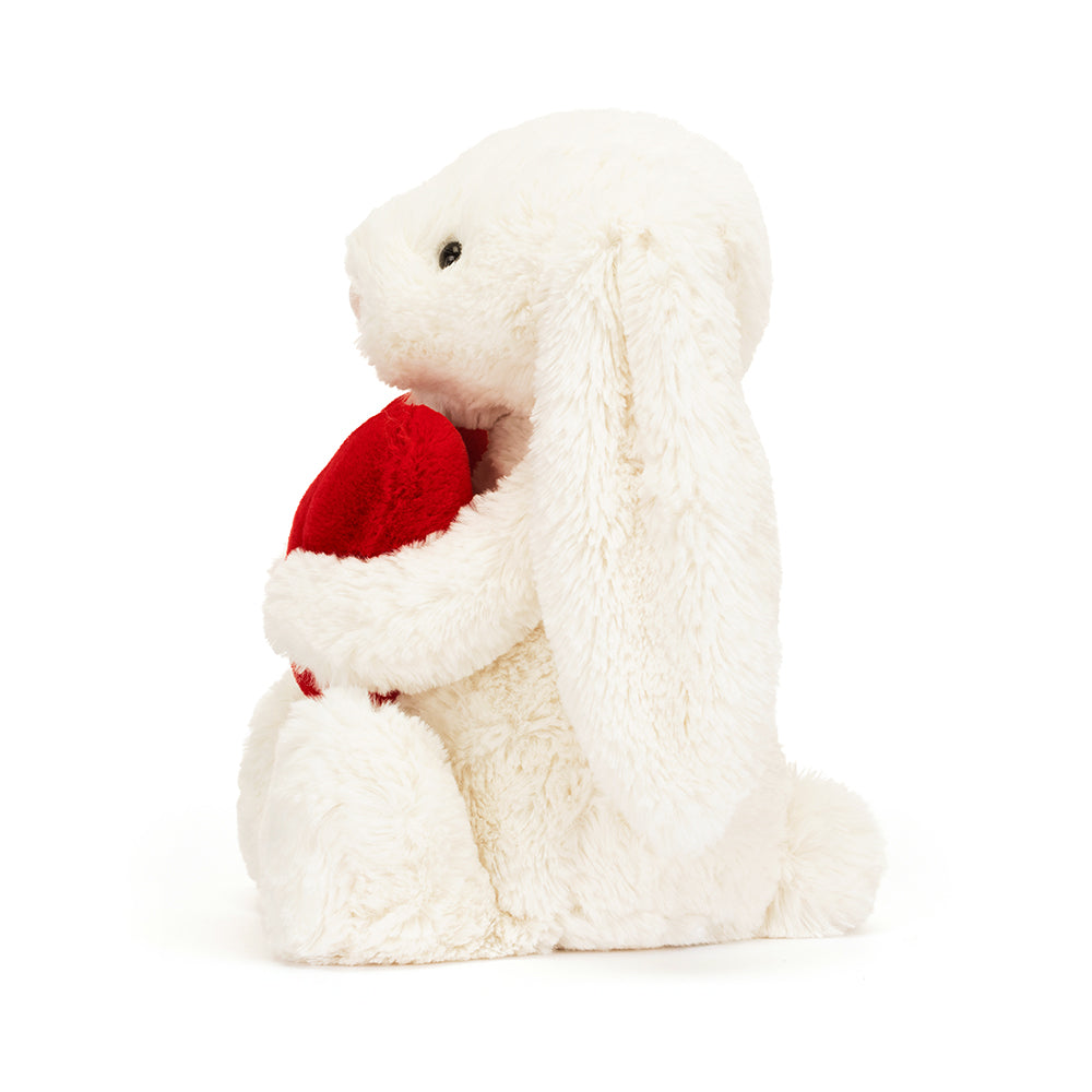 Bashful Red Love Heart Bunny Original