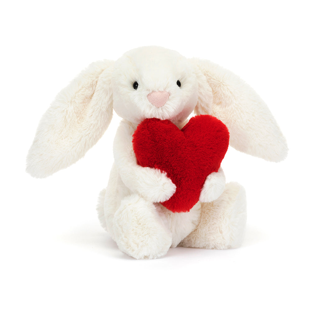 Bashful Red Love Heart Bunny Little (Small)