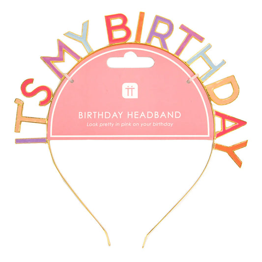 It's My Birthday Headband