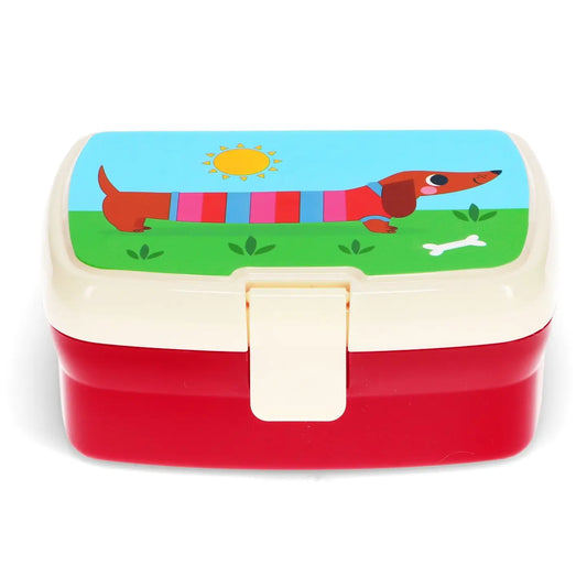Lunch box with tray - Sunny Sausage Dog