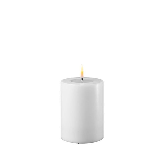 White LED Real Flame Candle 7.5x10cm