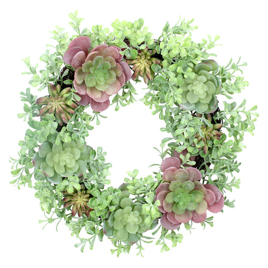 Wreath 40cm - Mixed Succulents