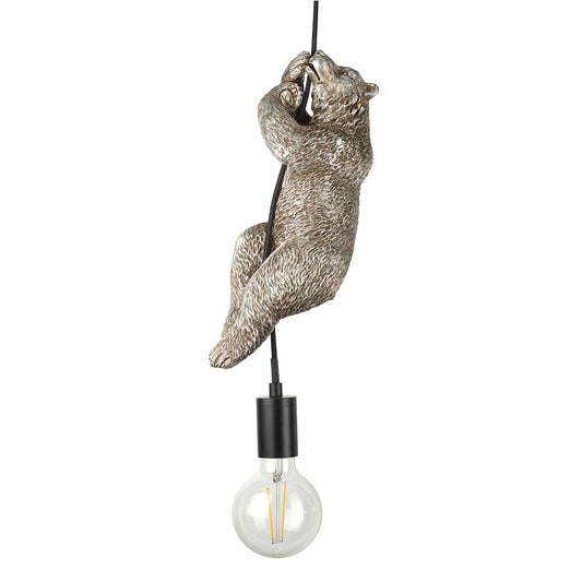 Hanging Bear Pendant Light by Parlane