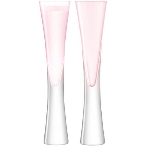 Moya Blush Champagne Flute 170ml Set Of Two by LSA