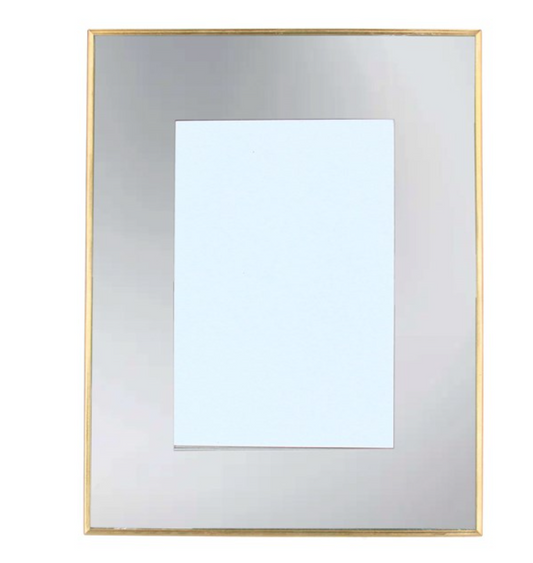 Photo Frame 4x6 - Gold Edge Mirrored