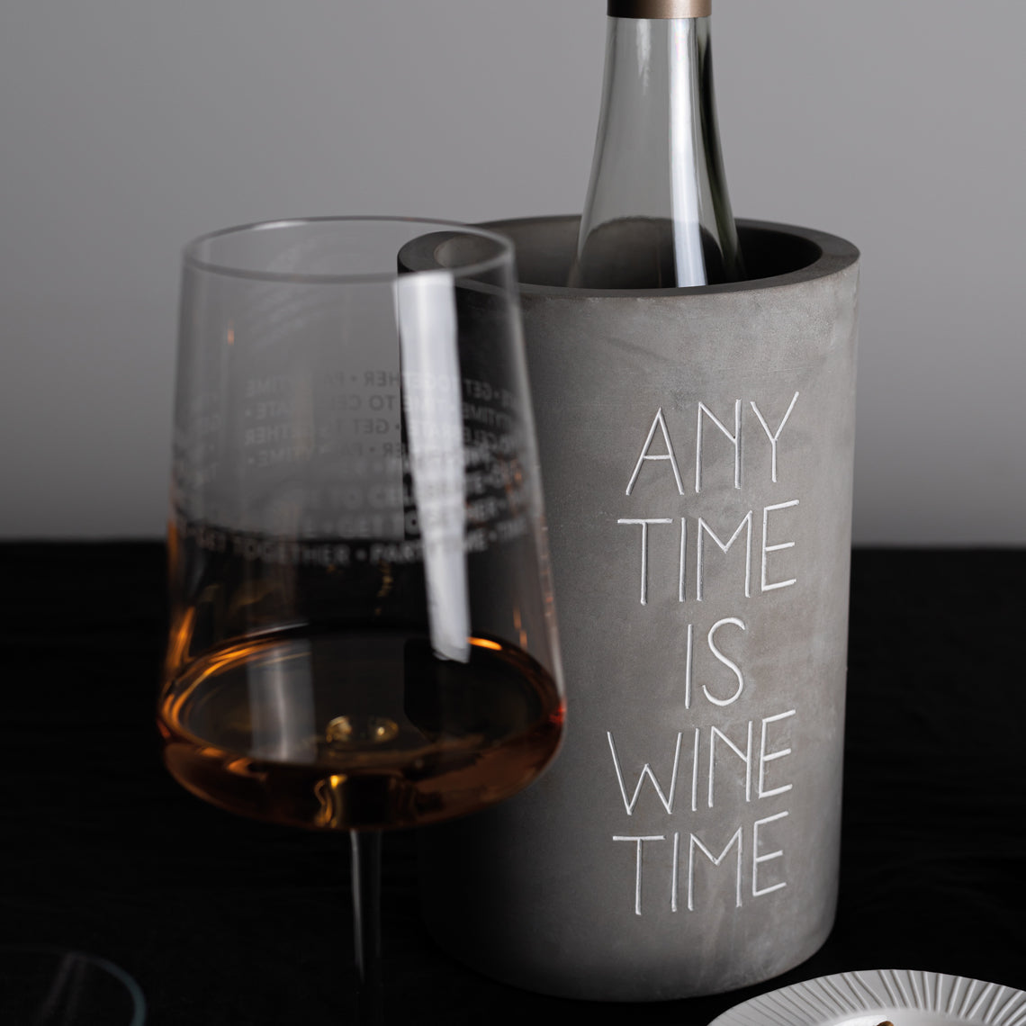 WINE COOLER "ANY TIME IS WINE TIME"