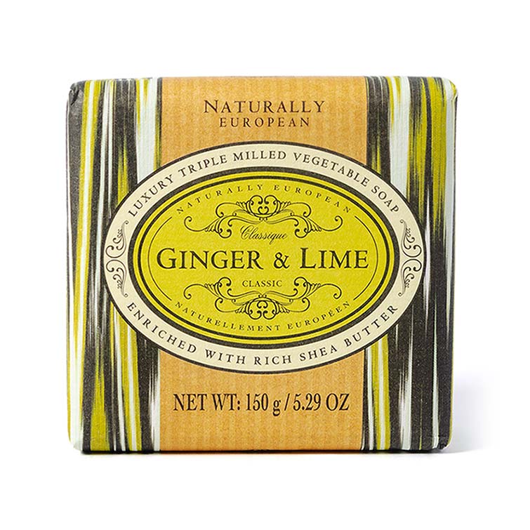 Naturally European Ginger & Lime Soap Bar